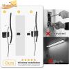 imageL LOHAS LED Battery Operated Wall Sconces Set of 2 Battery Wall Sconce 7200mAh Gold Rechargeable Sconces 3000K 316 Inch Dimmable Wireless Wall Lights Sconce Wall Decor for Bedroom Living RoomBlack