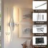 imageL LOHAS LED Battery Operated Wall Sconces Set of 2 Battery Wall Sconce 7200mAh Gold Rechargeable Sconces 3000K 316 Inch Dimmable Wireless Wall Lights Sconce Wall Decor for Bedroom Living RoomNickel