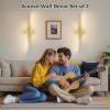imageL LOHAS LED Battery Operated Wall Sconces Set of 2 Battery Wall Sconce 7200mAh Gold Rechargeable Sconces 3000K 316 Inch Dimmable Wireless Wall Lights Sconce Wall Decor for Bedroom Living RoomGold