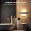 imageL LOHAS LED Bright Night Light Night Lights Plug into Wall 0250LM LED Night Light Dusk to Dawn Sensor 2W Dimmable Nightlight Soft White 3000K for Bathroom Hallway Bedroom Adults StairwayBacklitSoft White