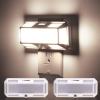 imageL LOHAS LED Bright Night Light Night Lights Plug into Wall 0250LM LED Night Light Dusk to Dawn Sensor 2W Dimmable Nightlight Soft White 3000K for Bathroom Hallway Bedroom Adults StairwayDaylight