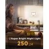 imageL LOHAS LED Bright Night Light Night Lights Plug into Wall 0250LM LED Night Light Dusk to Dawn Sensor 2W Dimmable Nightlight Soft White 3000K for Bathroom Hallway Bedroom Adults StairwayDaylight