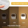 imageL LOHAS LED Motion Sensor Night Light 2 Pack Rechargeable Battery Night Light 61530LM Adjustable Battery Operated Lights3000K1W LED StickOn Magnetic Closet Nightlight for KidsStairs Hallway