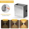 imageL LOHAS LED Night LightNight Lights Plug into Wall2PackDimmable Night Light with Light Sensor3000K Warm WhiteGold Nightlight for Bathroom Hallway KitchenSoft WhiteSilver