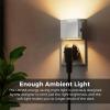 imageL LOHAS LED Night LightNight Lights Plug into Wall2PackDimmable Night Light with Light Sensor3000K Warm WhiteGold Nightlight for Bathroom Hallway KitchenSoft WhiteSilver