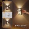 imageL LOHAS LED Night Lights Plug into Wall 2 Pack Dimmable Modern LED Bright Night Light for KidsDusk to Dawn Sensor 0150LM Adjustable BrightnessSoft White 3000K for Hallway Bedroom StairwayRhombus