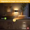 imageL LOHAS LED Night Lights Plug into Wall 2 Pack Dimmable Modern LED Bright Night Light for KidsDusk to Dawn Sensor 0150LM Adjustable BrightnessSoft White 3000K for Hallway Bedroom StairwayArc2Pack