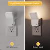 imageL LOHAS LED Night Lights Plug into Wall 2 Pack Dimmable Modern LED Bright Night Light for KidsDusk to Dawn Sensor 0150LM Adjustable BrightnessSoft White 3000K for Hallway Bedroom StairwayRectangle