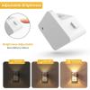 imageL LOHAS LED Night Lights Plug into Wall 2 Pack Dimmable Modern LED Bright Night Light for KidsDusk to Dawn Sensor 0150LM Adjustable BrightnessSoft White 3000K for Hallway Bedroom StairwayRhombus