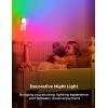 imageL LOHAS LED Night Lights Plug into Wall 2 Pack LED Dimmable Night Light with Light Sensors 3060LM Adjustable Brightness Nightlights Soft White 3000K Automatic Night Light for Kid HallwayRGB Red  Green  Blue