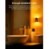 imageL LOHAS LED Night Lights Plug into Wall Dimmable Night Light with 0100LM Brightness Adjustable 3000K Soft White Nightlight with Dusk to Dawn 2 PackAmber