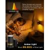 imageL LOHAS LED Night Lights Plug into Wall Dimmable Night Light with 0100LM Brightness Adjustable 3000K Soft White Nightlight with Dusk to Dawn 2 PackAmber