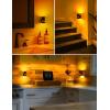 imageL LOHAS LED Night Lights Plug into Wall Dimmable Night Light with 0100LM Brightness Adjustable 3000K Soft White Nightlight with Dusk to Dawn 2 PackAmber