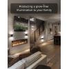 imageL LOHAS LED Night Lights Plug into Wall Dimmable Night Light with 0100LM Brightness Adjustable 3000K Soft White Nightlight with Dusk to Dawn 2 PackDaylight White
