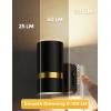 imageL LOHAS LED Night Lights Plug into Wall Dimmable Night Light with 0100LM Brightness Adjustable 3000K Soft White Nightlight with Dusk to Dawn 2 PackSoft White