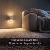 imageL LOHAS LED Night Lights Plug into Wall Dimmable Night Light with 0100LM Brightness Adjustable 3000K Soft White Nightlight with Dusk to Dawn 2 PackWhite Housing Soft White