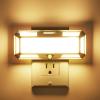 imageL LOHAS LED Bright Night Light Night Lights Plug into Wall 0250LM LED Night Light Dusk to Dawn Sensor 2W Dimmable Nightlight Soft White 3000K for Bathroom Hallway Bedroom Adults StairwaySoft White