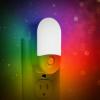 imageL LOHAS LED Night Lights Plug into Wall 2 Pack LED Dimmable Night Light with Light Sensors 3060LM Adjustable Brightness Nightlights Soft White 3000K Automatic Night Light for Kid HallwayRGB Red  Green  Blue