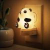 imageL LOHAS LED Plugin Night Light for Kids Cute Color Changing LED Night Light with Dusk to Dawn Sensor Christmas Birthday Gift Nightlight for Girls ampamp Kids Room DecorPanda