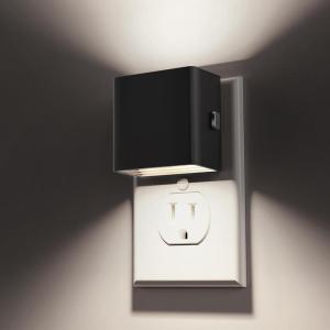 imageL LOHAS LED Night LightNight Lights Plug into Wall2PackDimmable Night Light with Light Sensor3000K Warm WhiteGold Nightlight for Bathroom Hallway KitchenDaylight White