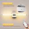 imageL LOHAS LED Battery Operated Wall Sconces Set of 2 10000mAh Gold Battery Wall Sconce 3000K Dimmable Wireless Wall Light 360 Full Lighting Sconce Wall Decor for Hallway Bedroom Living Room 24inNickel