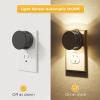 imageL LOHAS LED Night Lights Plug into Wall2Pack Plug in Night Light with Dusk to Dawn SensorBrightness Adjustable3000K Warm WhiteDimmable Nightlight for Adults Hallway BathroomSoft White