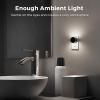 imageL LOHAS LED Night Lights Plug into Wall2Pack Plug in Night Light with Dusk to Dawn SensorBrightness Adjustable3000K Warm WhiteDimmable Nightlight for Adults Hallway BathroomDaylight White