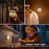 imageL LOHAS LED Motion Sensor Night Light 2 Pack Rechargeable Battery Night Light LED StickOn Magnetic Closet Nightlight 61530LM Adjustable Operated Lights for Stairs Hallway Cabinet