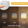 imageL LOHAS LED Motion Sensor Night Light 2 Pack Rechargeable Battery Night Light LED StickOn Magnetic Closet Nightlight 61530LM Adjustable Operated Lights for Stairs Hallway Cabinet