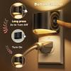 imageL LOHAS LED Night Lights Plug into Wall Kids Night Lights with 8 RGB Color Builtin Dusk to Dawn Sensor Color Changing Mode 2 PackMulti Colors