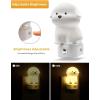 imageL LOHAS LED Plugin Night Light Set 3D Cute Puppy Design with Sensor RGBSoft White 3000K Light for Kids Christmas ampamp Birthday Gift Room Decor2