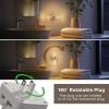 imageL LOHAS LED Night Light Night Lights Plug into Wall 180 Rotating Auto Light Sensor Dimmable 100LM Soft White 3000K Wall SconceStyle Design Nightlights for Bedroom Bathroom Hallway 1 PackWhite Base
