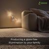 imageL LOHAS LED Night Light Night Lights Plug into Wall 180 Rotating Auto Light Sensor Dimmable 100LM Soft White 3000K Wall SconceStyle Design Nightlights for Bedroom Bathroom Hallway 1 PackWhite Base