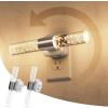 imageL LOHAS LED Night Light Night Lights Plug into Wall 180 Rotating Auto Light Sensor Dimmable 100LM Soft White 3000K Wall SconceStyle Design Nightlights for Bedroom Bathroom Hallway 1 PackWhite Base