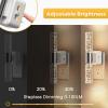 imageL LOHAS LED Night Light Night Lights Plug into Wall 180 Rotating Auto Light Sensor Dimmable 100LM Soft White 3000K Wall SconceStyle Design Nightlights for Bedroom Bathroom Hallway 1 PackWhite Base