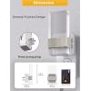 imageL LOHAS LED Night Light Night Lights Plug Into Wall 2 Pack Decorative Nightlight with Light Sensor 0100LM Dimmable Nightlights Daylight Wall SconceStyle Acrylic Nitelight for Bathroom HallwayFrostedDaylight