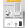 imageL LOHAS LED Night Light Night Lights Plug Into Wall 2 Pack Decorative Nightlight with Light Sensor 0100LM Dimmable Nightlights Daylight Wall SconceStyle Acrylic Nitelight for Bathroom HallwayFrostedSoft White