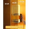 imageL LOHAS LED Night Light Night Lights Plug Into Wall 2 Pack Decorative Nightlight with Light Sensor 0100LM Dimmable Nightlights Daylight Wall SconceStyle Acrylic Nitelight for Bathroom HallwayAmber