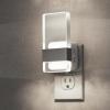 imageL LOHAS LED Night Light Night Lights Plug Into Wall 2 Pack Decorative Nightlight with Light Sensor 0100LM Dimmable Nightlights Daylight Wall SconceStyle Acrylic Nitelight for Bathroom HallwayFrostedDaylight