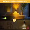 imageL LOHAS LED Flameless Candle Night Light 2 Pack Amber Night Lights Plug into Wall 0100LM Dimmable Nightlight LED Candle Night Light with Light Sensor for Living Room Bathroom Hallway