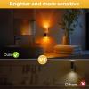 imageL LOHAS LED Night Light Amber Candle Night Lights Plug into Wall2 Pack 0100 LM Dimmable Nightlight Plug in Bubble Night Light with Dusk to Dawn Sensor for Bathroom HallwayDiamond01