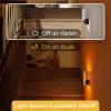 imageL LOHAS LED Night Light Amber Candle Night Lights Plug into Wall2 Pack 0100 LM Dimmable Nightlight Plug in Bubble Night Light with Dusk to Dawn Sensor for Bathroom HallwayDiamond01