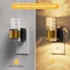 imageL LOHAS LED Night Light Modern Night Lights Plug into Wall 2 Pack 3000K Soft Warm 0100LM Adjustable NightlightsAutomatic Nightlights Plug in with Dusk to Dawn Sensor for Room Bathroom HallwayRGBChips