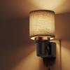 imageL LOHAS LED Night Lights Plug into Wall 2 Pack Linen Fabric Round Platform Decor Night Light Dusk to Dawn Sensor Vintage Nightlight 0100LM Dimmable for Bedroom Living Room HallwayCylinder01