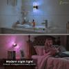 imageL LOHAS LED Night LightDimmable Night Lights Plug into Wall Acrylic Nightlights with 0100 LM Adjustable Brightness 5000K Plug in Night Light with Dusk to Dawn Sensor for Bathroom HallwayRGBDiamond