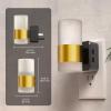 imageL LOHAS LED Night Lights Plug into Wall2Pack Acrylic Plug in Night Light with Dusk to Dawn Sensor3CCT 1600K2700K5000KBrightness Adjustable180Rotating Nightlight for Adults Bathroom Bedroom3CCT1600K2700K5000K