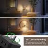 imageL LOHAS LED Night Lights Plug into Wall2Pack Acrylic Plug in Night Light with Dusk to Dawn Sensor3CCT 1600K2700K5000KBrightness Adjustable180Rotating Nightlight for Adults Bathroom Bedroom3CCT1600K2700K5000K