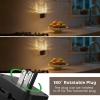 imageL LOHAS LED Motion Sensor Night Light 2 Pack Motion Activated Night Lights Plug into Wall Dimmable Modern Nightlight 0100LM 180Rotatable Plug in Crystal Nightlights for Bathroom Hallway AdultsDiamond