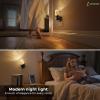 imageL LOHAS LED Motion Sensor Night Light 2 Pack Motion Activated Night Lights Plug into Wall Dimmable Modern Nightlight 0100LM 180Rotatable Plug in Crystal Nightlights for Bathroom Hallway AdultsBubble
