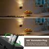 imageL LOHAS LED Motion Sensor Night Light 2 Pack Motion Activated Night Lights Plug into Wall Dimmable Modern Nightlight 0100LM 180Rotatable Plug in Crystal Nightlights for Bathroom Hallway AdultsBubble